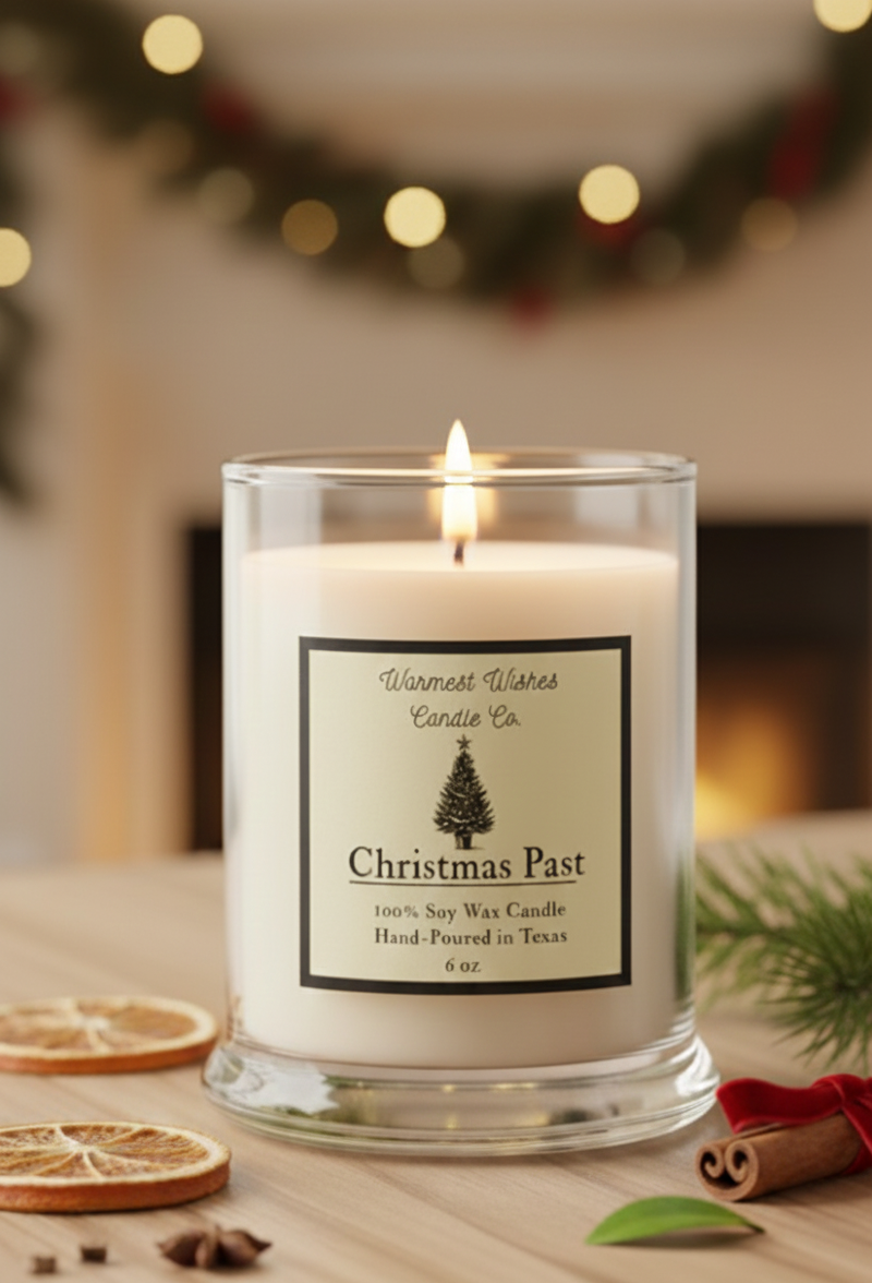 Relive Cherished Holiday Memories with our Christmas Past Candle